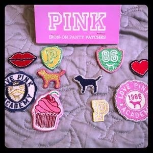 Victoria’s Secret PINK iron-on patches 🎀